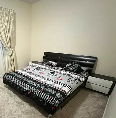 Super King Size Leather Bed with Matching 3 Drawer Set