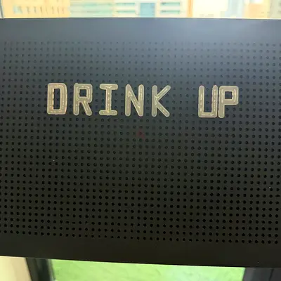 DRINK UP Decorative LED Letter Board Sign