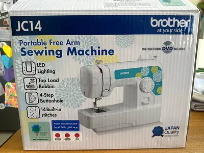 Brother JC14 Portable Free-Arm Sewing Machine