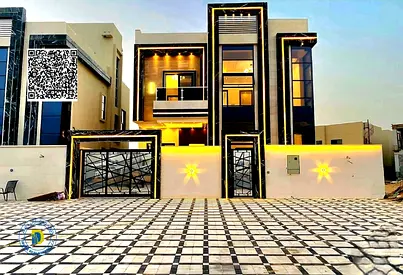 For sale at a great price: a classic 5-bedroom villa with a roof in Al Zahiyah, Ajman. Freehold