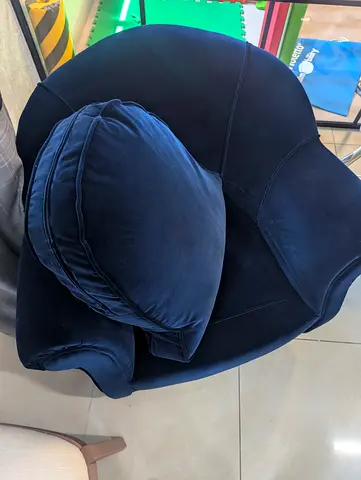 Italian Lounge chair with Pouf