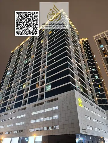 Two-bedroom apartment with a living room, resale, freehold, Gulf Tower, best tower model A