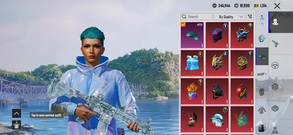 PUBG Glacier Almost Max ⭐️ Season 4 hair unlocked and many more 🫪🫪