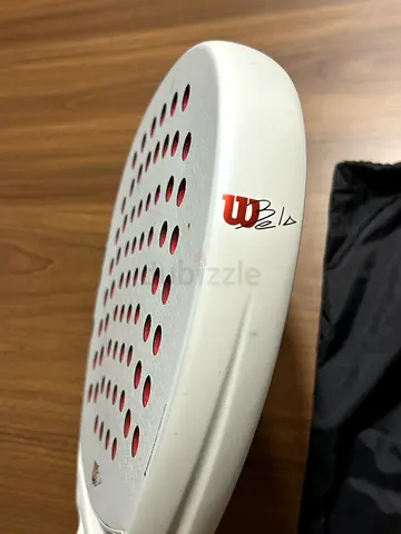 Wilson White Padel Racket - Very Good Condition