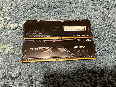 16GB DDR4 3733mhz (2*8) Kingston hyper x fury rgb