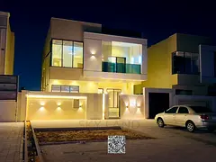 Luxury villa for sale in Al Zahiyah area, Ajman, next to Al Qabail Mall and near the mosque, price i