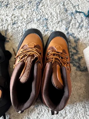 Brown Mens biking safety Boots - Size 44, Good Condition used once