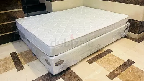 Queen Size Mattress and Divan Base 150x200cm - Good Condition