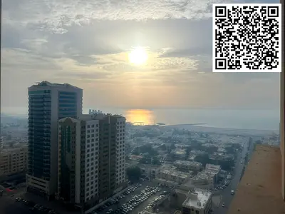 3 غرف وصالة للإيجار في الراشدية 3 | إطلالة بحرية مفتوحة | قريب كورنيش عجمان