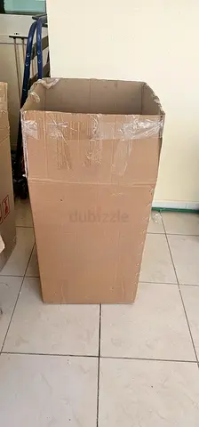 Large Cardboard Shipping/Storage Box - Long Rectangular (Used)