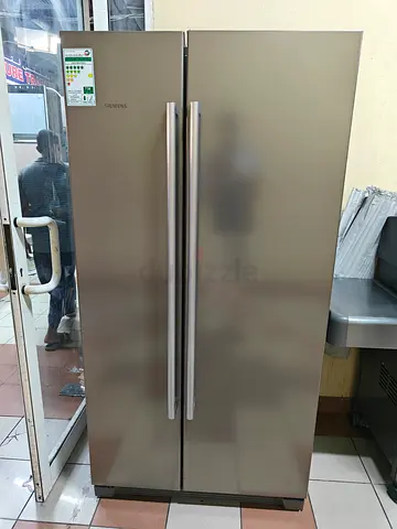 Siemens Side-by-Side Stainless Steel Refrigerator - Good Condition
