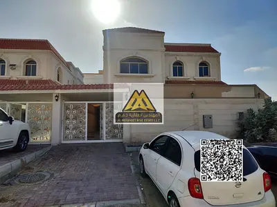 Corner villa for rent in Al Muwaihat 2, Ajman. This spacious villa is ideal for family living or commercial use, with easy access to main roads and am