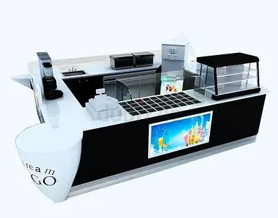 Luxury Fast Food Kiosk Design Dubai