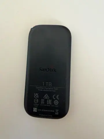 SanDisk 1TB Portable SSD (Slim) - Good Condition