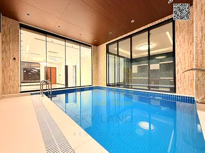 Turnkey property in Al Yasmin, 5 master bedrooms with pool and rooftop terrace, 4300 sq ft, price 2.5 million, freehold, behind a park