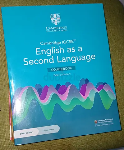 Cambridge IGCSE English as a Second Language Coursebook with digital access.  Brand new.