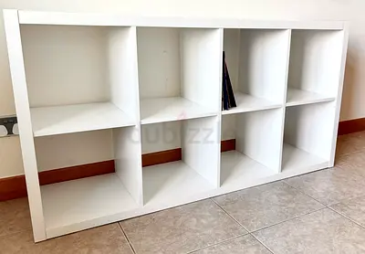 Ikea Kallax 8 boxes bookshelf shelving