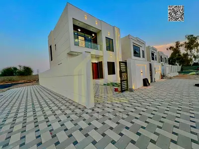 A villa with a different and very elegant classic design in the most distinguished location in Al Helio, freehold for all nationalities for life