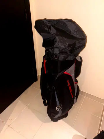 Wilson staff irons and cart bag