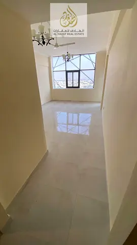 Al Jurf 2, opposite Ajman Court, with gym, swimming pool, parking, and close to all services.