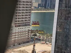 Sea View Studio for Annual Rent in Al Taawun Near Dubai and Major Services with Separate Kitchen, Co
