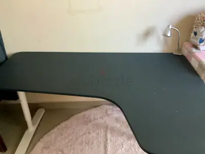 L-shaped study/office desk in good condition