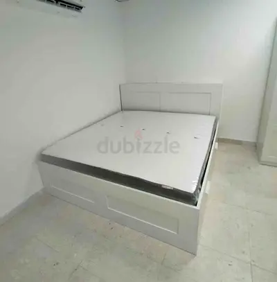 IKEA brimnes king size 180×200cm bed frame with headboard+ 4 big storage drawers with IKEA mattress