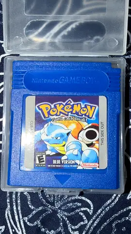 Pokemon Blue Version (Game Boy) cartridge