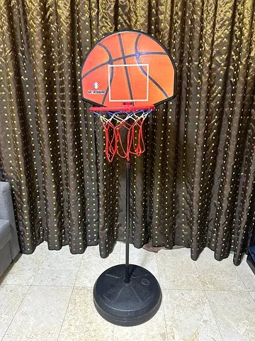 Adjustable Freestanding Indoor/Outdoor Basketball Hoop with Base
