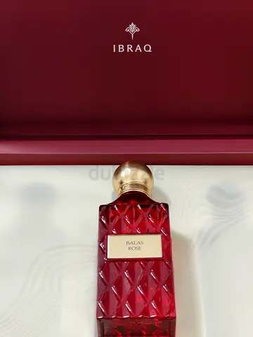 Ibraq Balas Rose Perfume Bottle (Red) - 75 ML