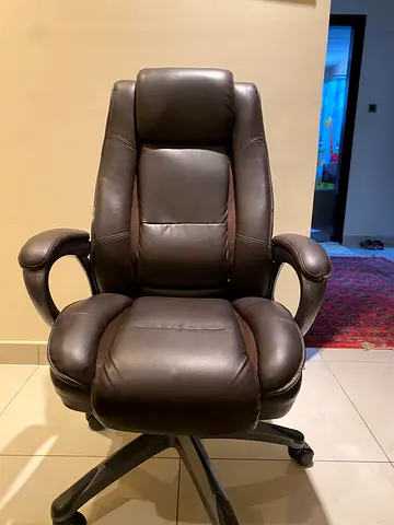 (Faux) Leather Chair