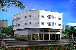 Corner investment building in Al Jurf 2 with a strong return and close to Dubai and Sharjah