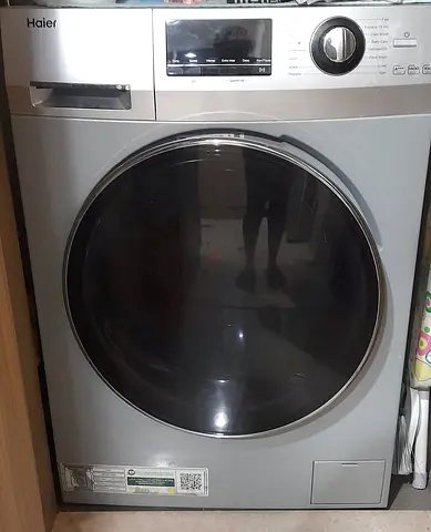 Haier Front Loading Washing Machine 10kg Silver