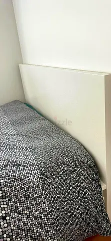 IKEA Malm Queen size bed frame with mattress.