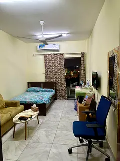 Karama near burjuman metro furnished room with balcony for Indians with free Wi-Fi,free cleaning