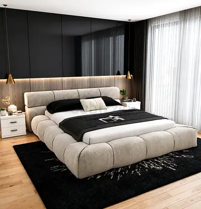 King Size Brand New Fully Customisable Bed, Hydraulic Storage Can be Installed