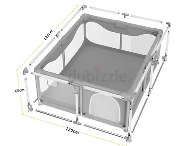 Portable Baby Playpen / Play Yard - Foldable Safety Playpen (120x120x60cm)