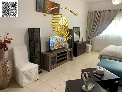 استوديو مفروش بالكامل للإيجار الشهري في موقع مميز داخل أبراج عجمان ون