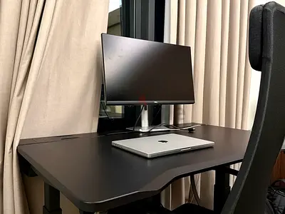Like New Electric IKEA TABLE and Chair, EXPAT leaving No marks new