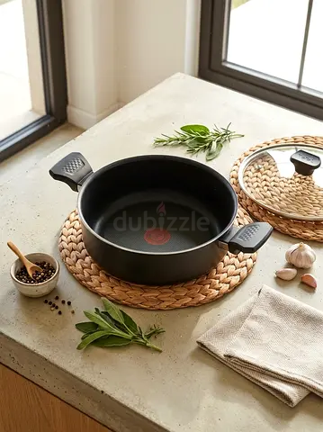 Tefal Deep Cooking Pot with Glass Lid — MUST GO