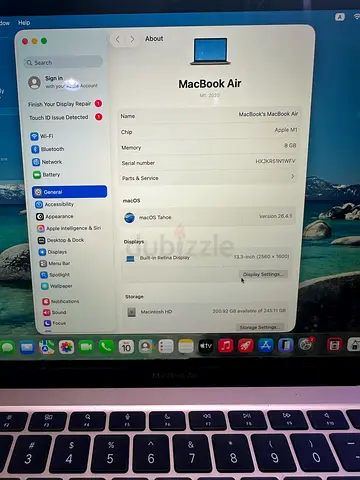 MacBook Air M1 (13-inch) - Rose Gold, Good Condition
