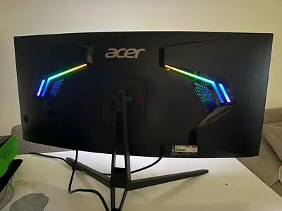 Acer Curved Gaming Monitor (RGB Backlight) - Good Condition