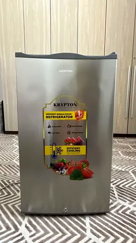 Krypton Single-Door Mini Refrigerator - Silver, Good Condition