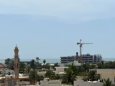 One bedroom and living room # No AC # Free maintenance # Ajman Corniche