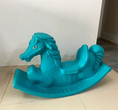 Green ride in horse
