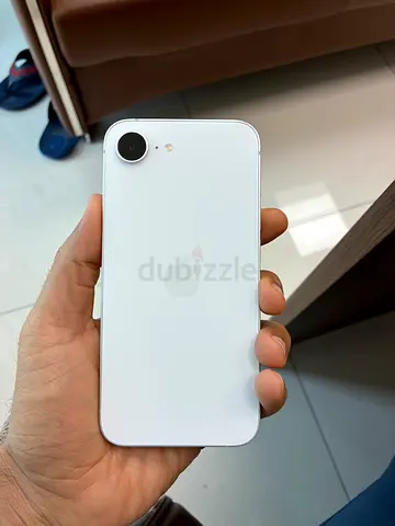 White iPhone 16e (Single Rear Camera) excellent Condition