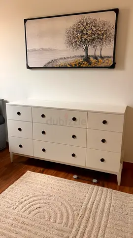 Wrightwood white dresser Crate and Barrel