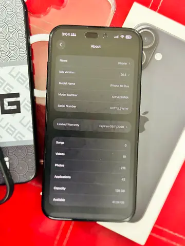 URGENT SALE – iPhone 16 Plus 128 GB
