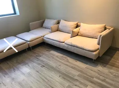 Ikea Sodhremn L Shape Sofa Beige