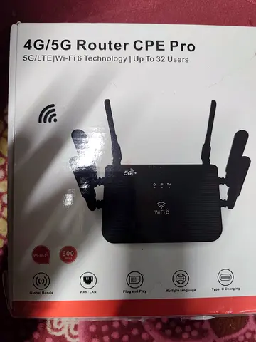 4G/5G Wi‑Fi 6 Router CPE Pro (Up to 32 Users) - Unused/Boxed